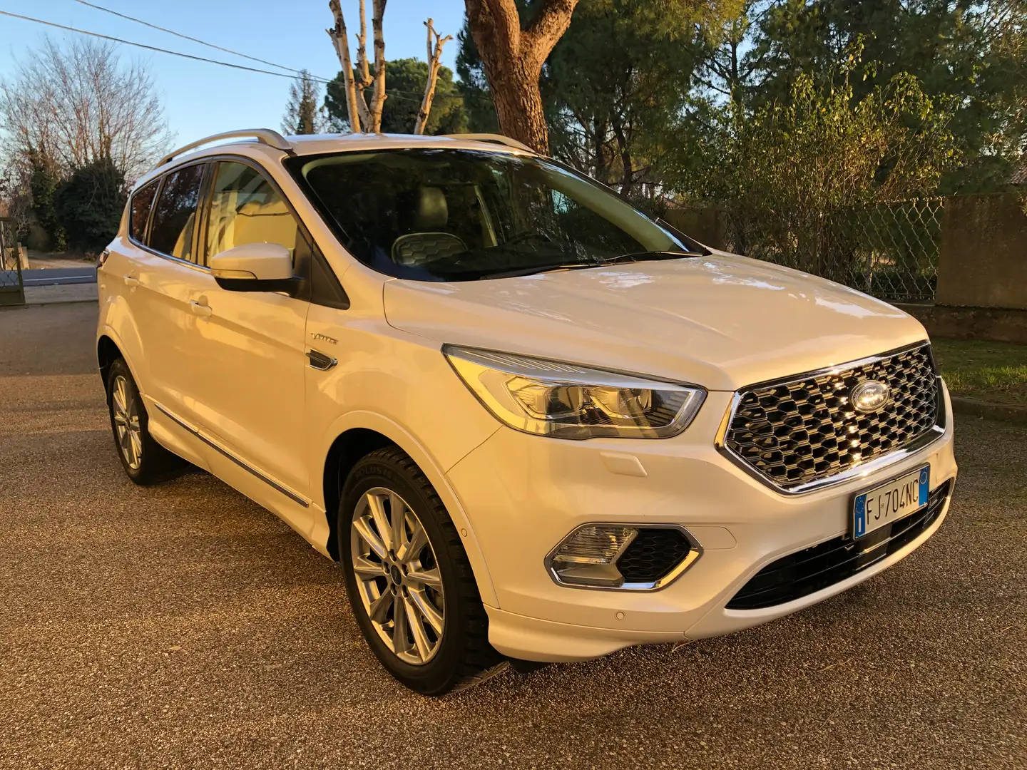 Ford Kuga Kuga II 2017 2.0 tdci Vignale s Bianco - 2