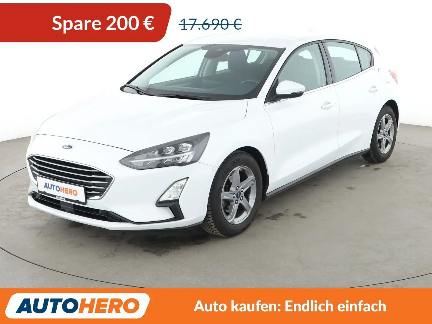 Ford Focus 1.5 EcoBlue TDCi Cool&Connect Aut.*NAVI*LED*CAM* Weiß - 1