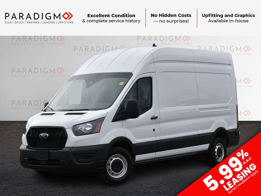 White 2025 Ford Transit Cargo Van Rear-Wheel Drive Automatic