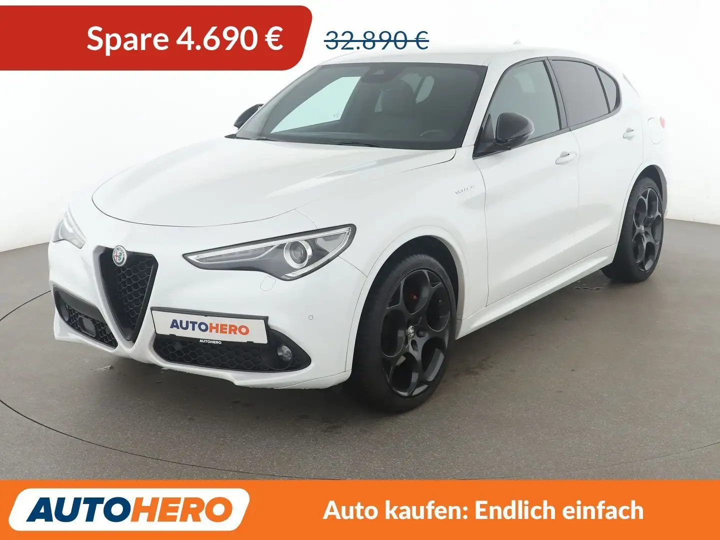 Alfa Romeo Stelvio 2.2 JTDM Veloce Q4 Aut*NAVI*XENON*ACC*CAM*PDC*SHZ* Weiß - 1