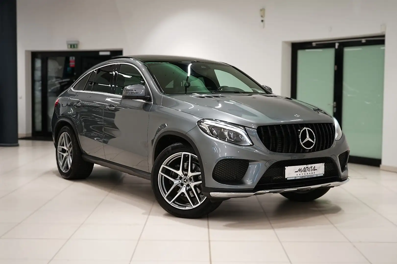 Mercedes-Benz GLE 350 COUPE|AMG|LUFT|MEMO|360|PANO|STANDHZ|H&K Grau - 1