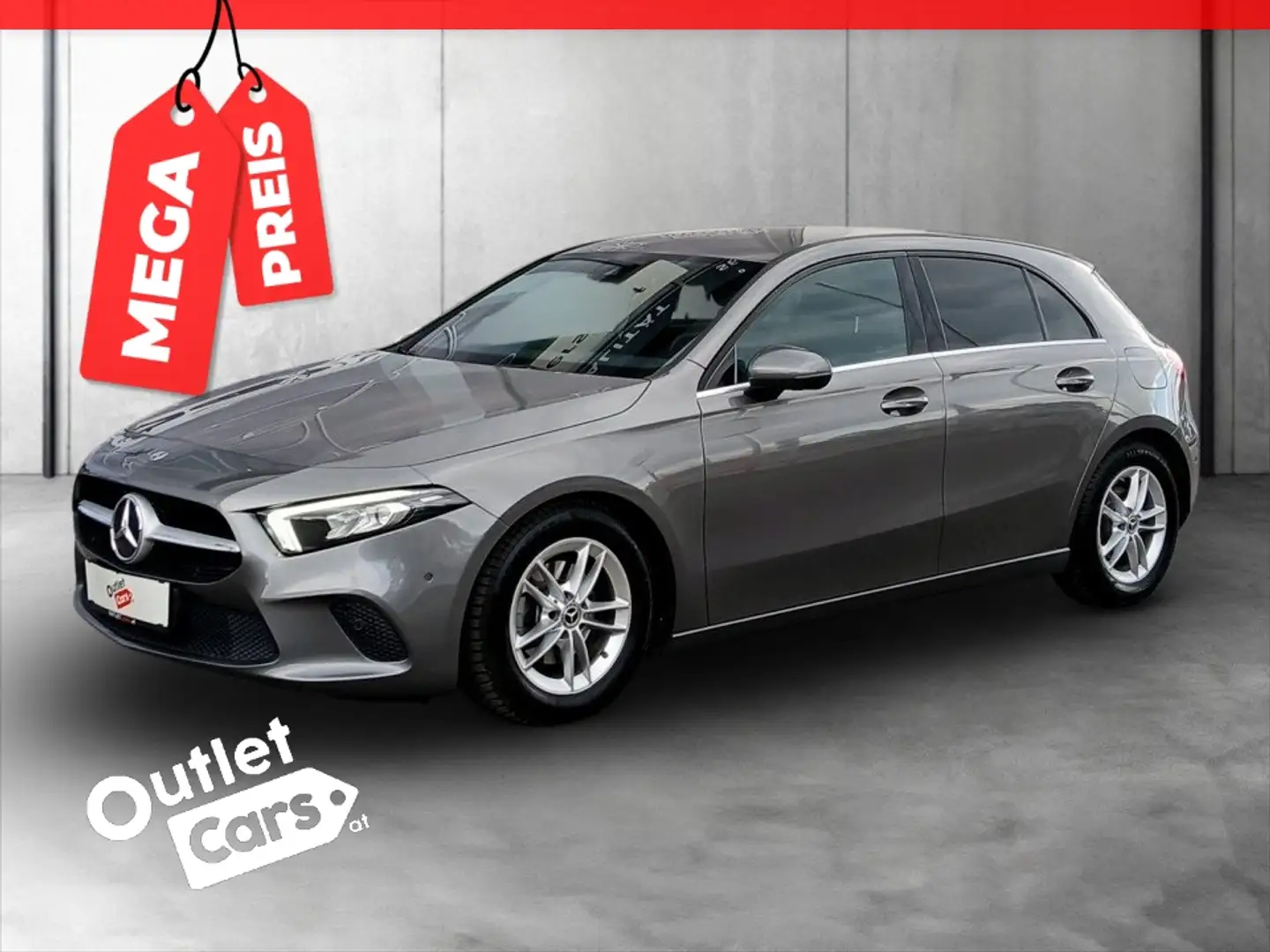 Mercedes-Benz A 180 d Style Aut. NAVI+RFK+Virtual+SHZ+MEGAPREIS Grau - 1