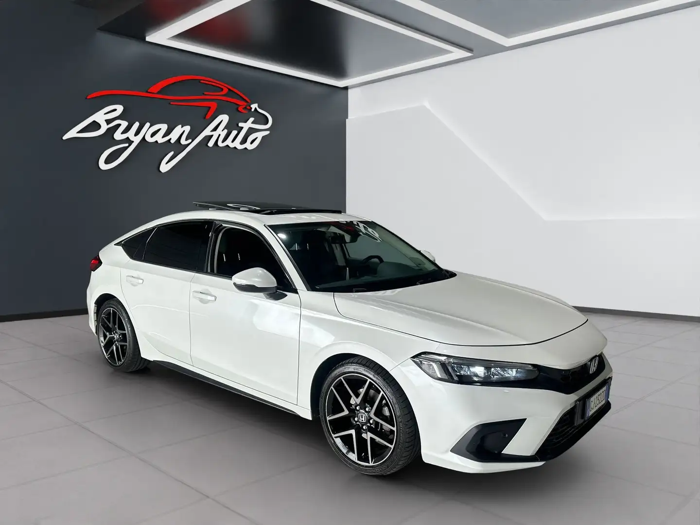 Honda Civic 2.0 hev Advance ecvt Blanc - 2