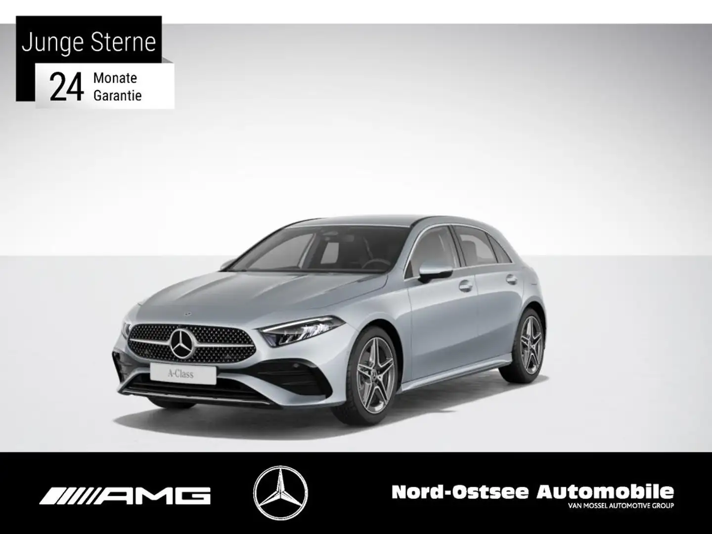 Mercedes-Benz A 200 AMG ADV.+ 360° KAMERA DISTRO LED NAVI SITZ Argent - 1
