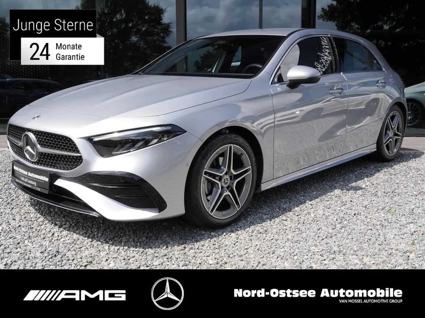Mercedes-Benz A 200 AMG ADV.+ 360° KAMERA DISTRO LED NAVI SITZ Plateado - 1