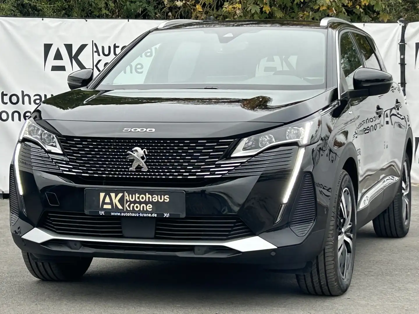 Peugeot 5008 1.2 1.2 PureTech 130 GT-LINE* 7-SITZER*ACC*NAVI*KE Zwart - 2