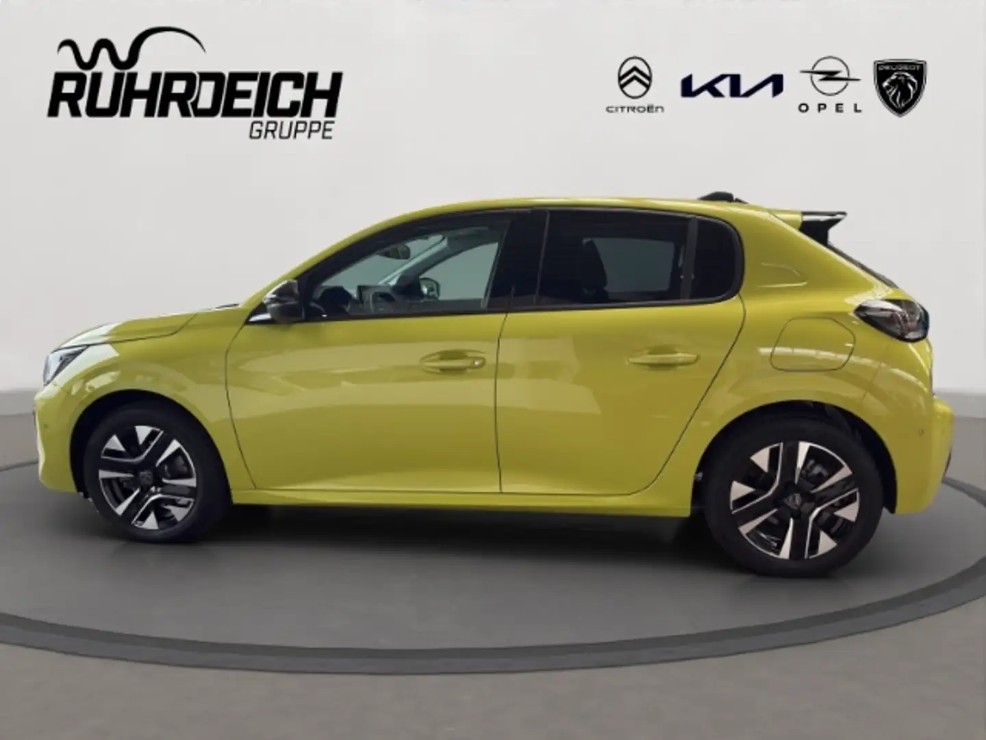 Peugeot 208 Allure 1.2 PureTech 100 EAT8 SHZ PDC CARPLAY Gelb - 2