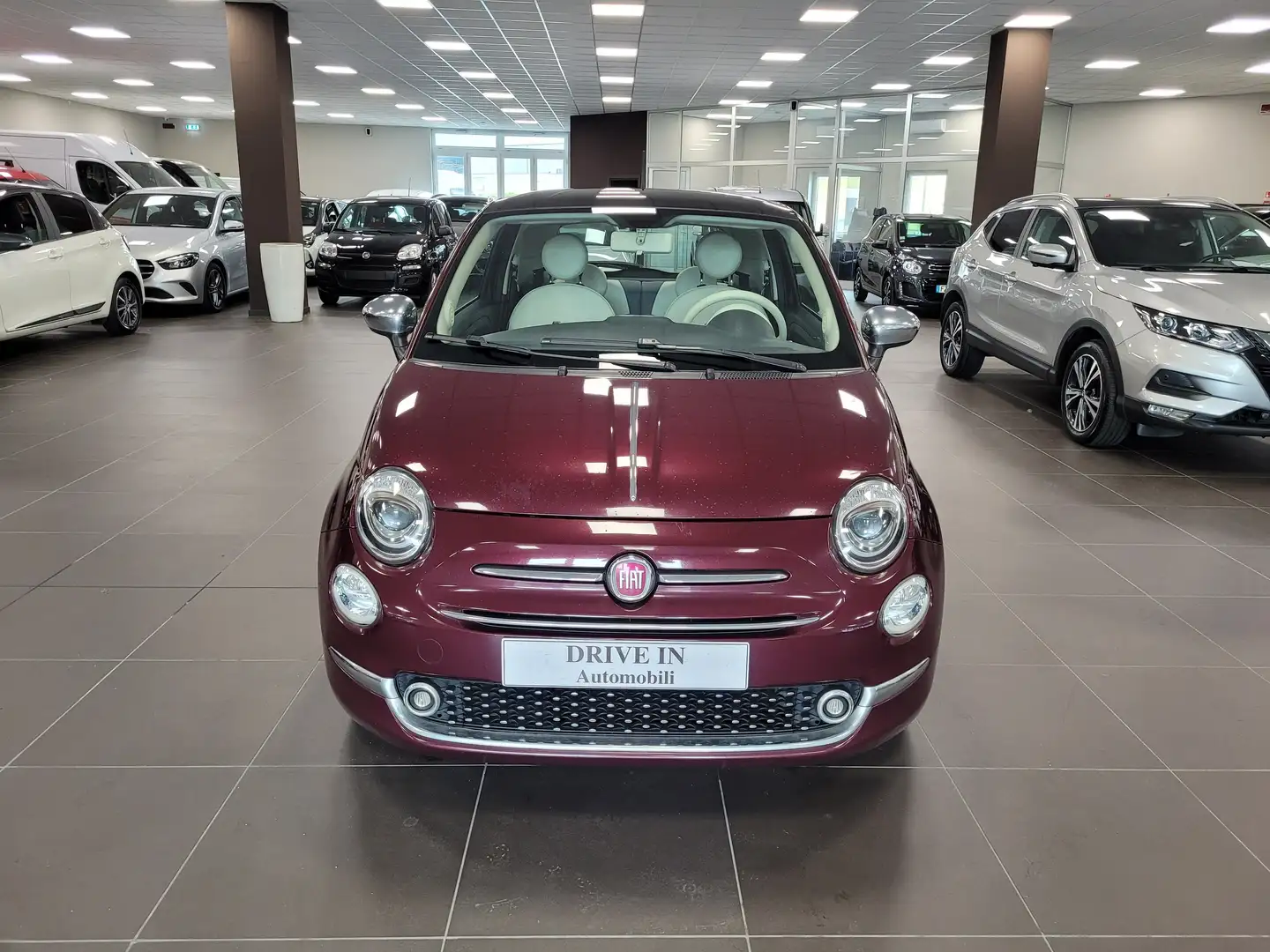 Fiat 500 1.2 Lounge 69cv ljubičasta - 2