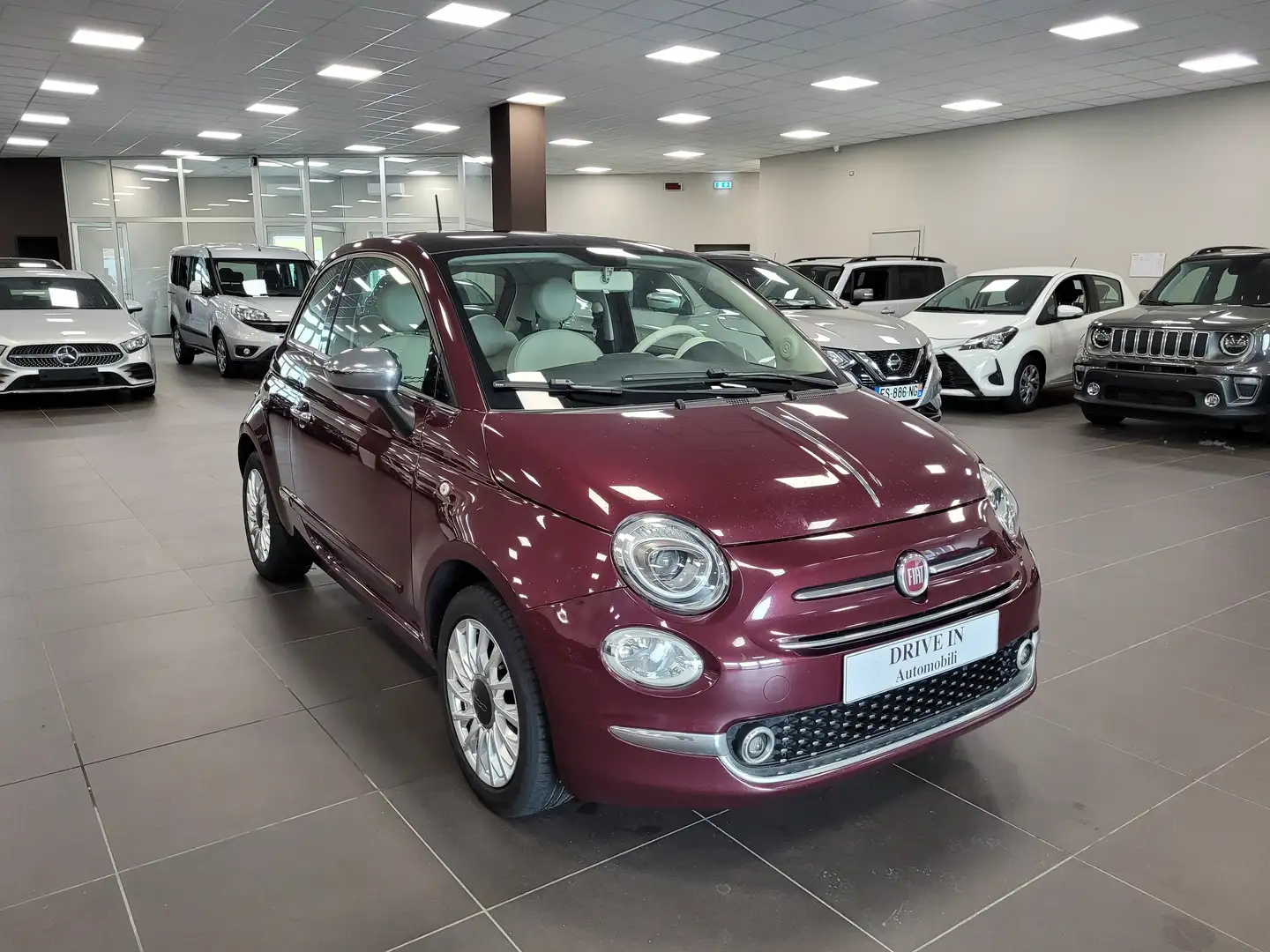 Fiat 500 1.2 Lounge 69cv Rot - 1