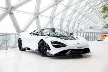 McLaren 765LT Spider 4.0 V8 MSO | Purple Carbon | White Interior |