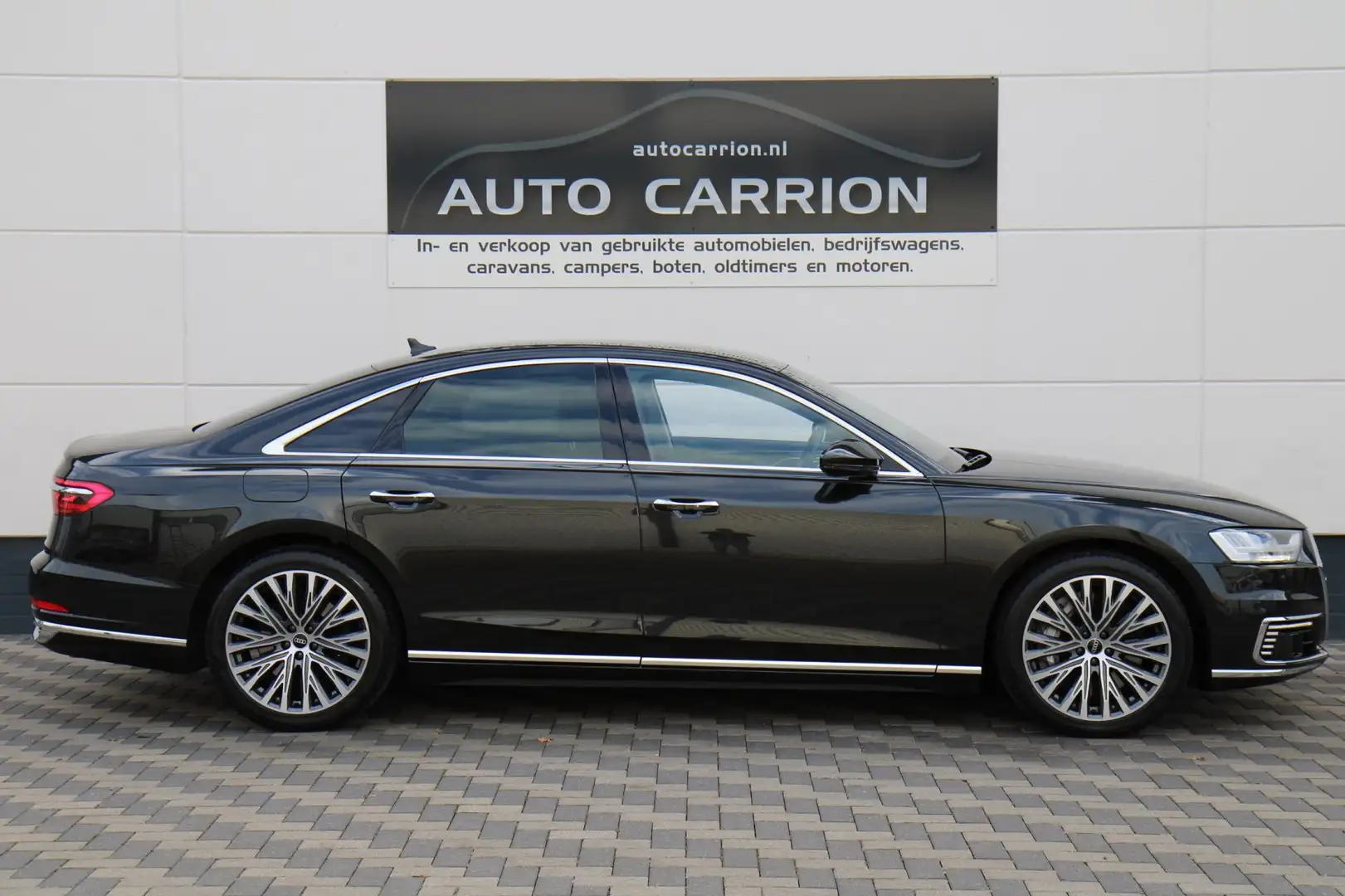 Audi A8 60 TFSI e quattro 449 PK HUD LED Luchtvering BTW ! Zwart - 2