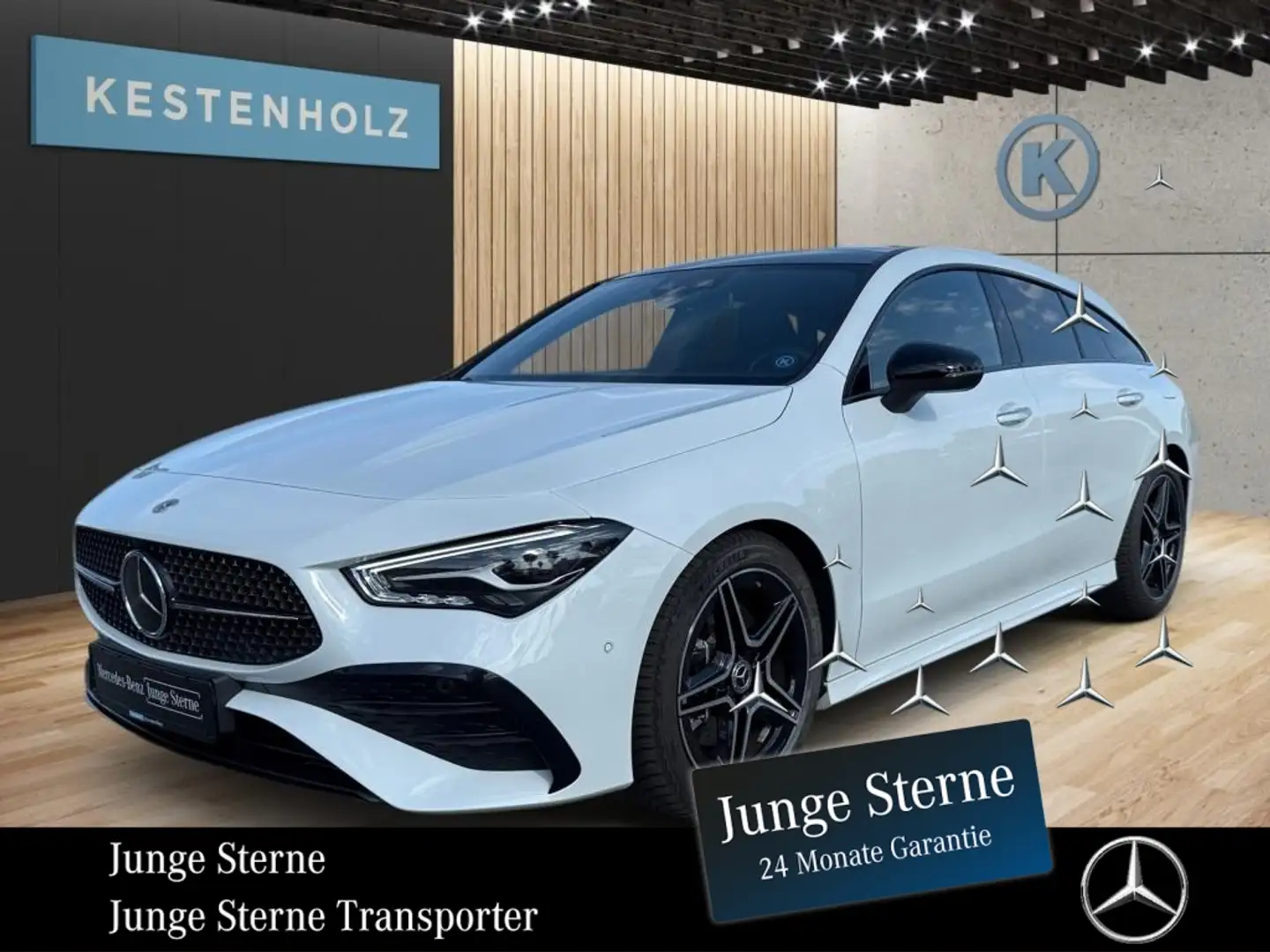 Mercedes-Benz CLA 200 SB *AMG*NIGHT*PANO*SHZ*KAMERA*NAVI*LED* Bianco - 1