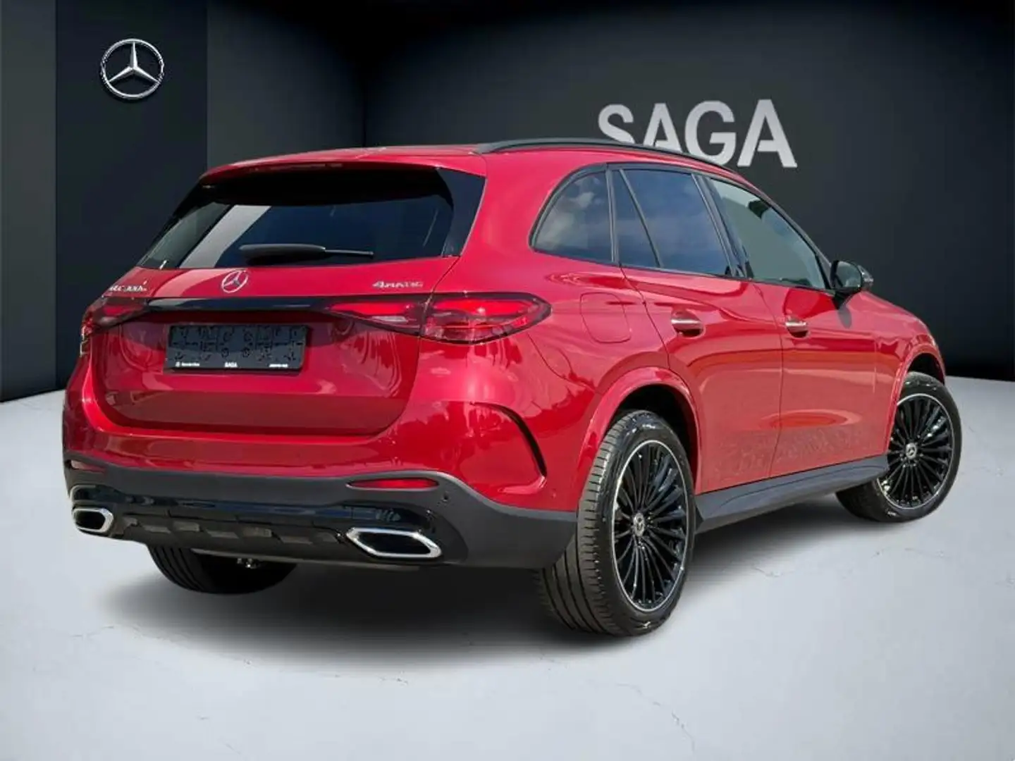 Mercedes-Benz GLC 300 e 4M AMG Pack Night Toit Pano Burmester Rouge - 2