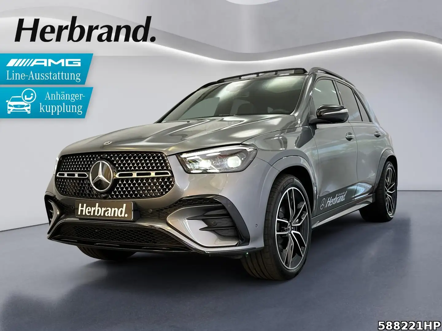 Mercedes-Benz GLE 450 4MATIC +AIRMATIC+AHK+HUD+FAHRASSIST+AMG+ Grau - 1