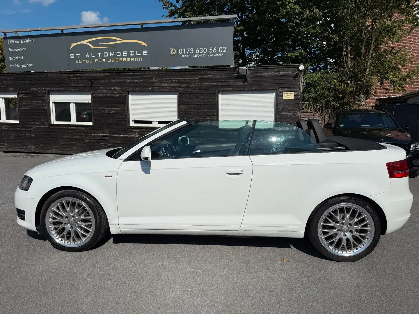 Audi A3 Cabrio 1.2 S line Sportpaket plus NAVI*SZHZ* Weiß - 2