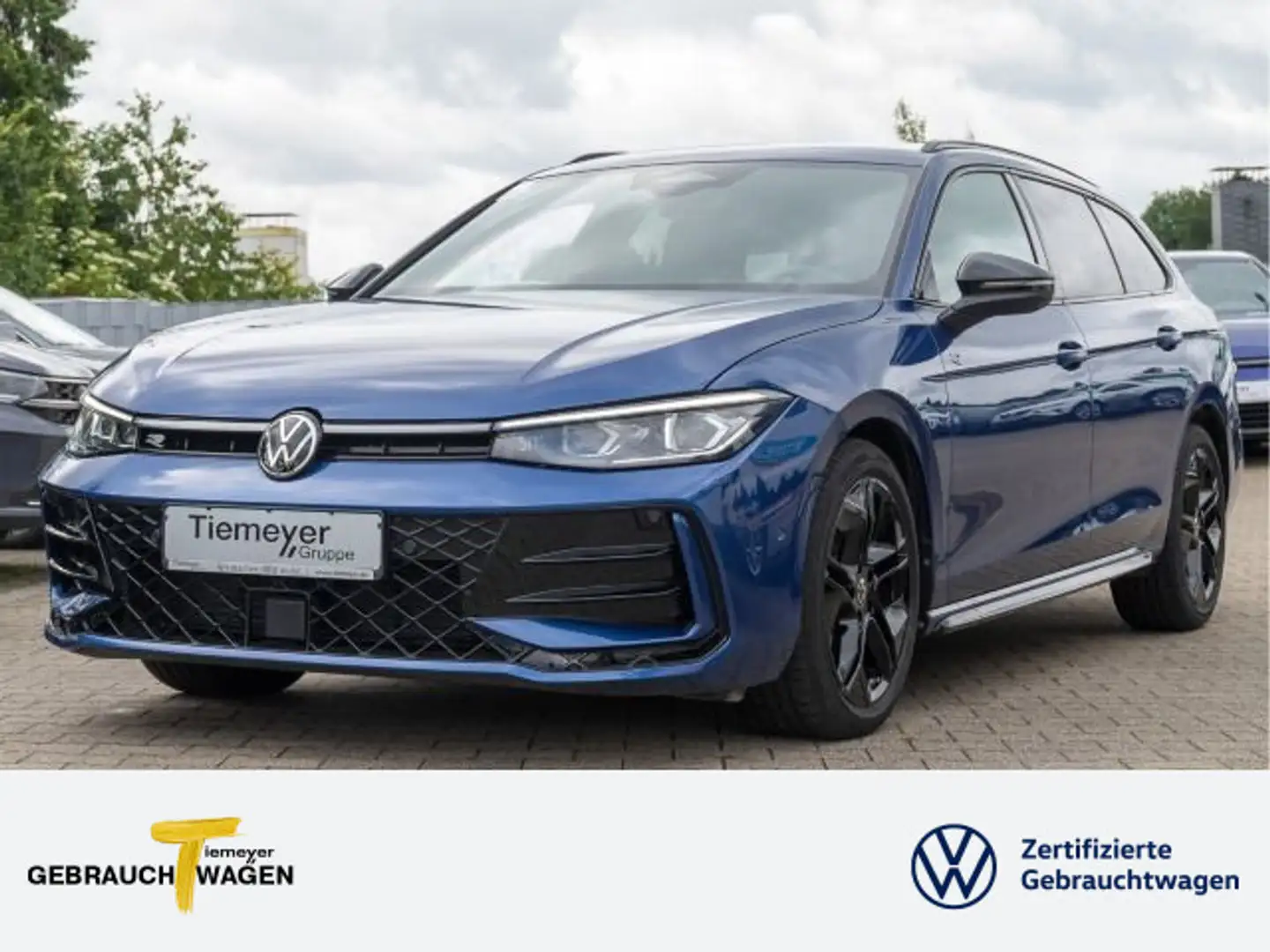 Volkswagen Passat Variant 2.0 TDI DSG R-LINE BLACK LM18 AHK Blauw - 1