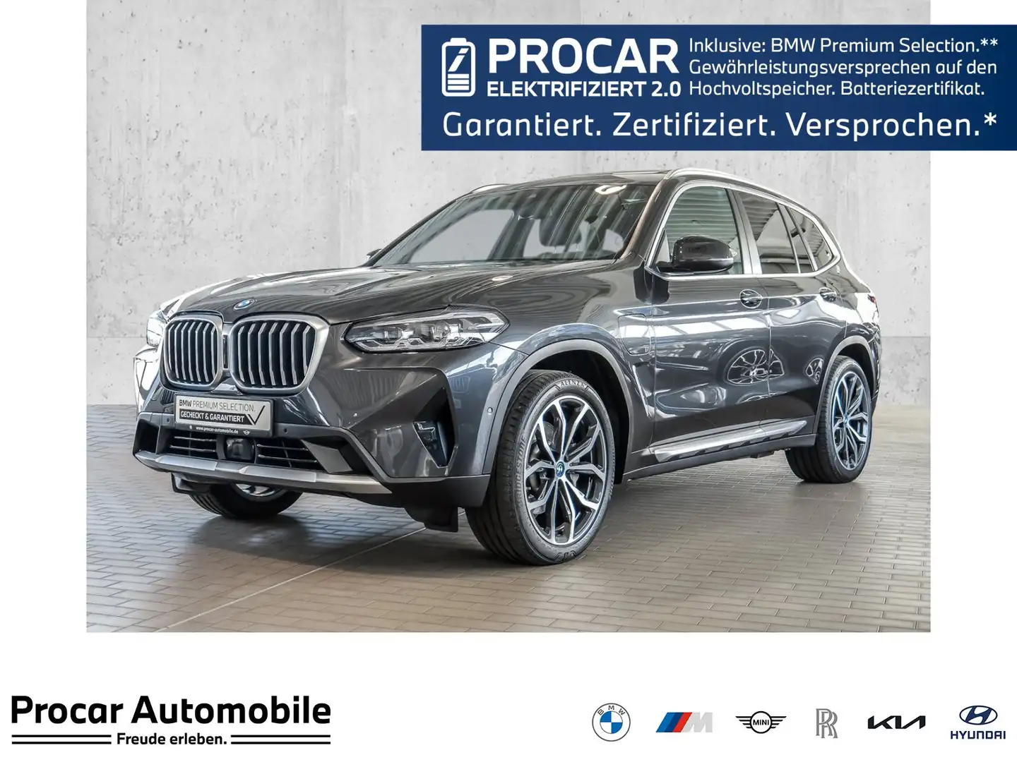 BMW X3 xDrive30e Anhängk. HeadUp Pano Harman/K. Grau - 1