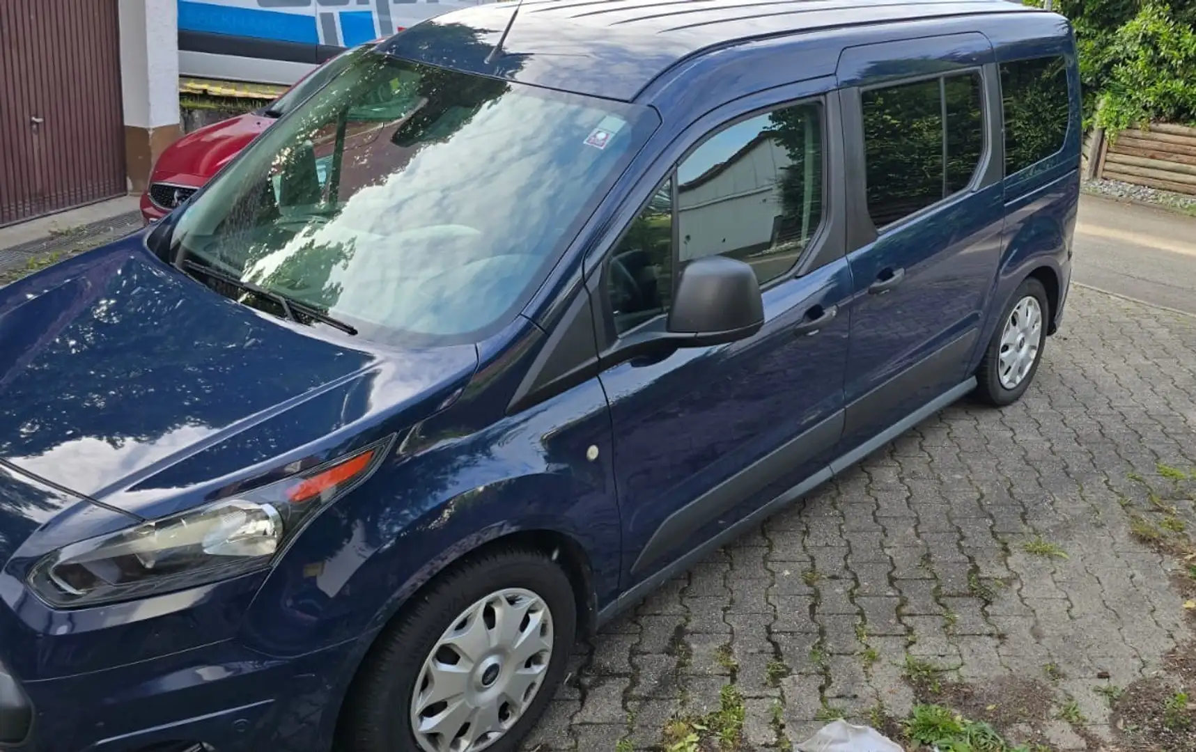 Ford Tourneo Connect AHK, 7-Sitzer, 2Schiebetüren, TÜV neu Blau - 2