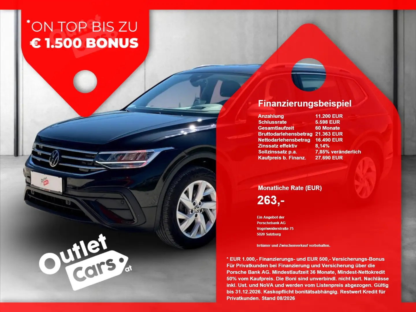 Volkswagen Tiguan Allspace 2.0 TDI Life ASSIST+AHK+LED+NAVI Schwarz - 1
