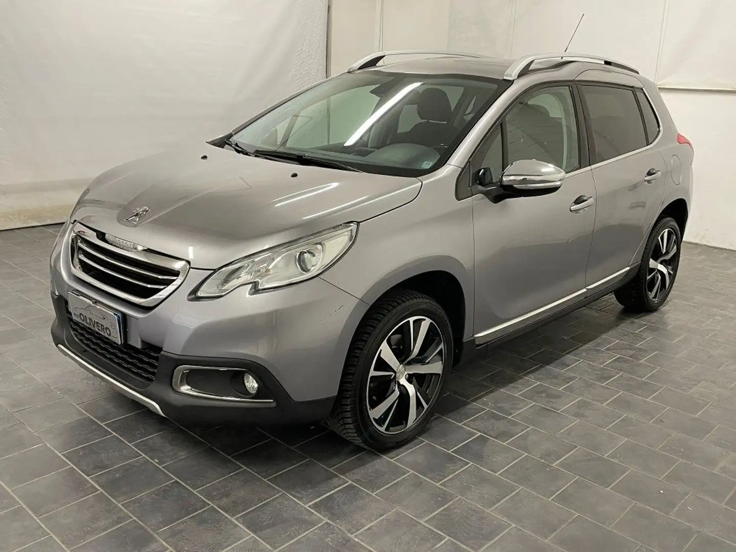 Peugeot 2008 1.6 BlueHDi 120cv Allure-GRIPCONTROL-NAVI Grigio - 2