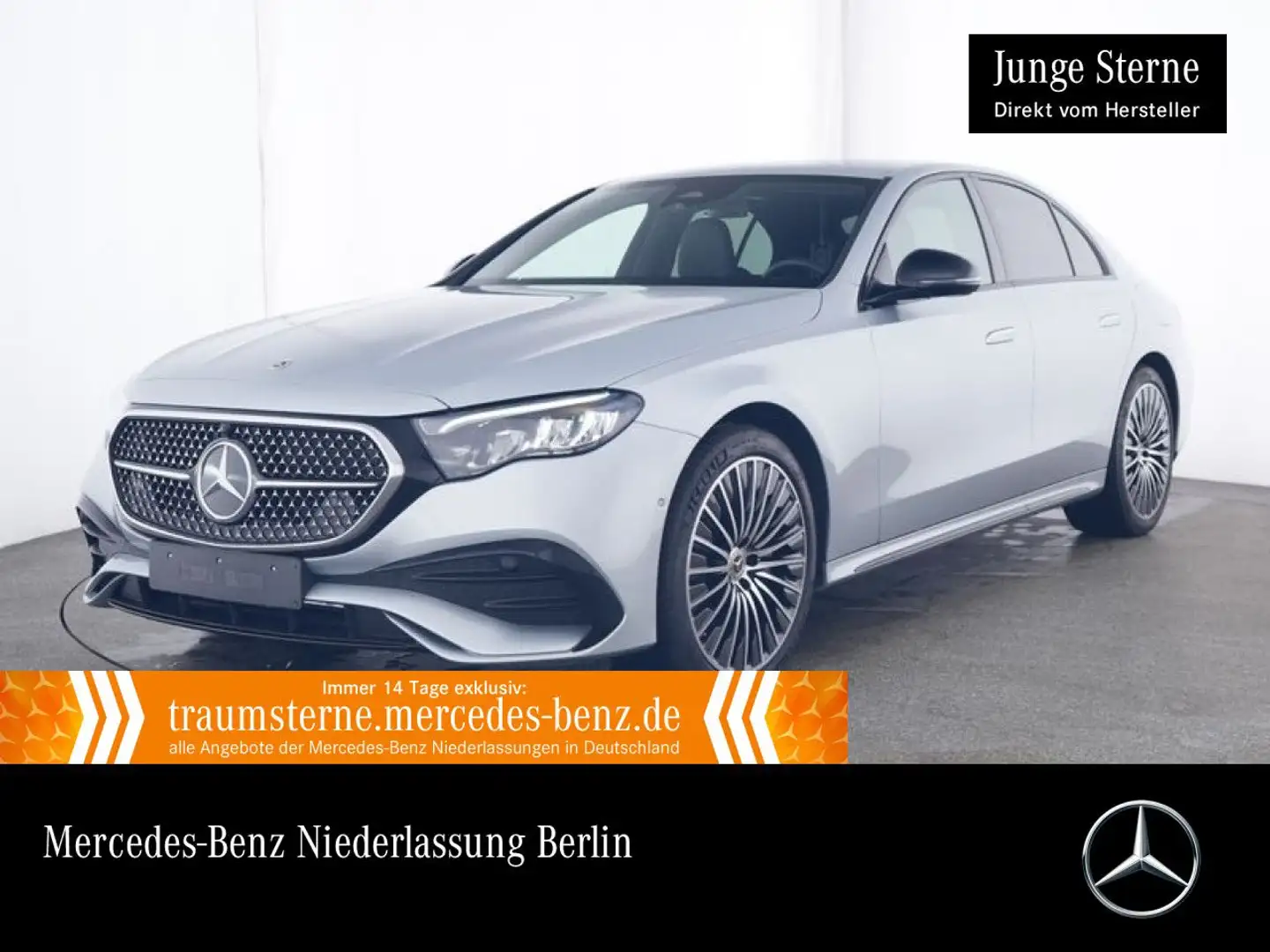 Mercedes-Benz E 300 de Hybrid AMG Distr. LED AHK Night Kamera 9G Argento - 1