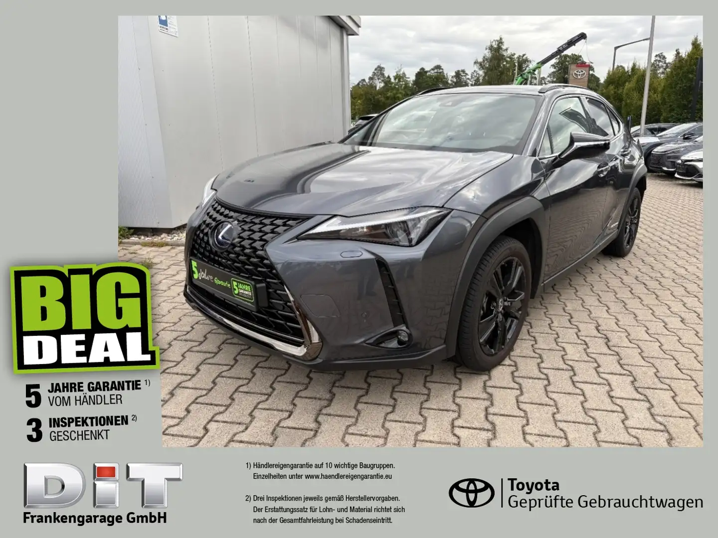 Lexus UX 250h Style+ Edition LED, SHZ, AppleCarPlay Grijs - 1