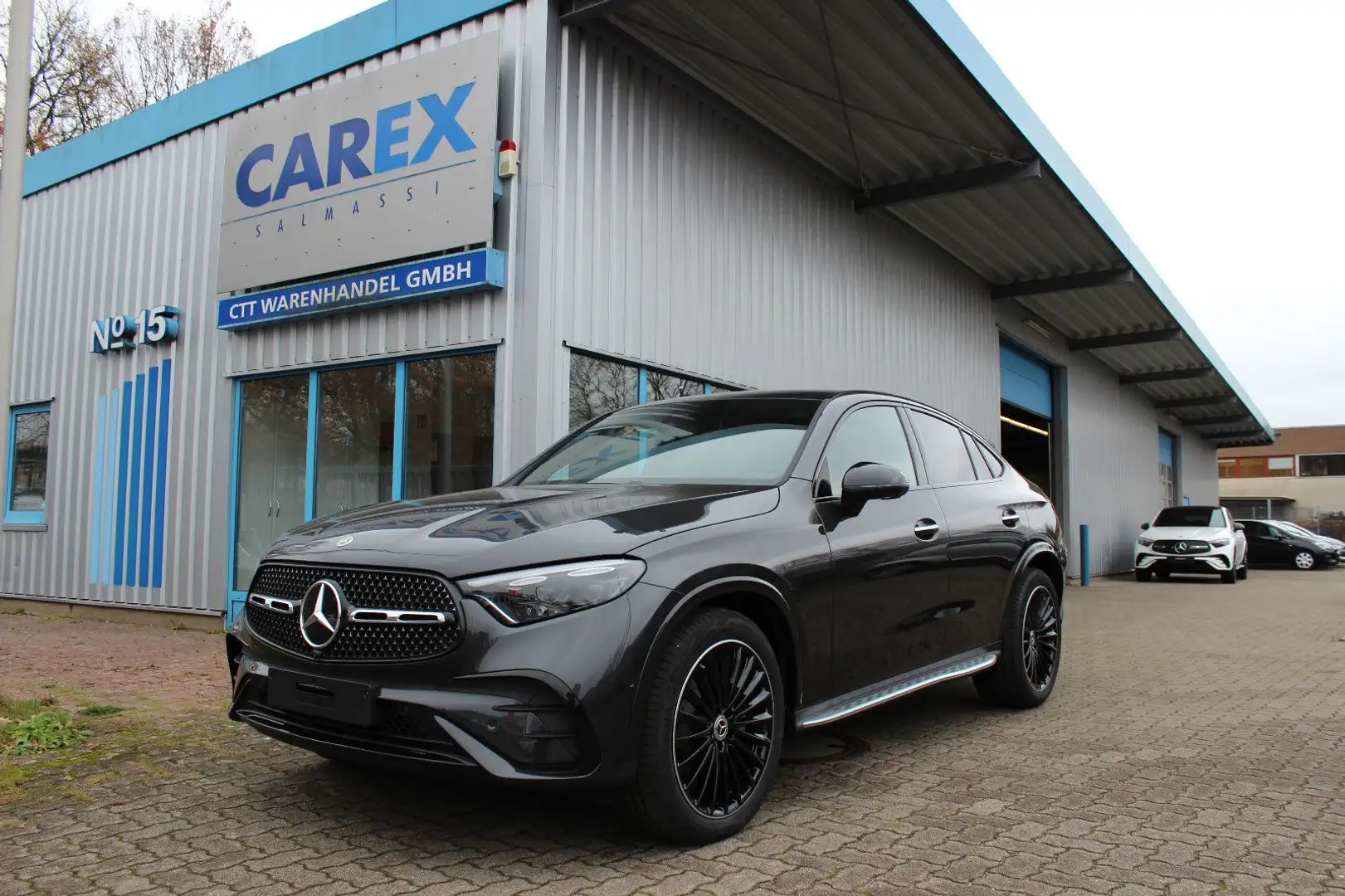Mercedes-Benz GLC 200 Cp. 4M *AMG PREM. LINE* *HUD* Gris - 1