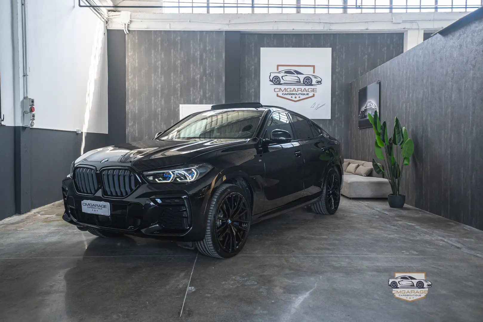 BMW X6 40d Xdrive mhev Msport-Total black-Full optional Noir - 1