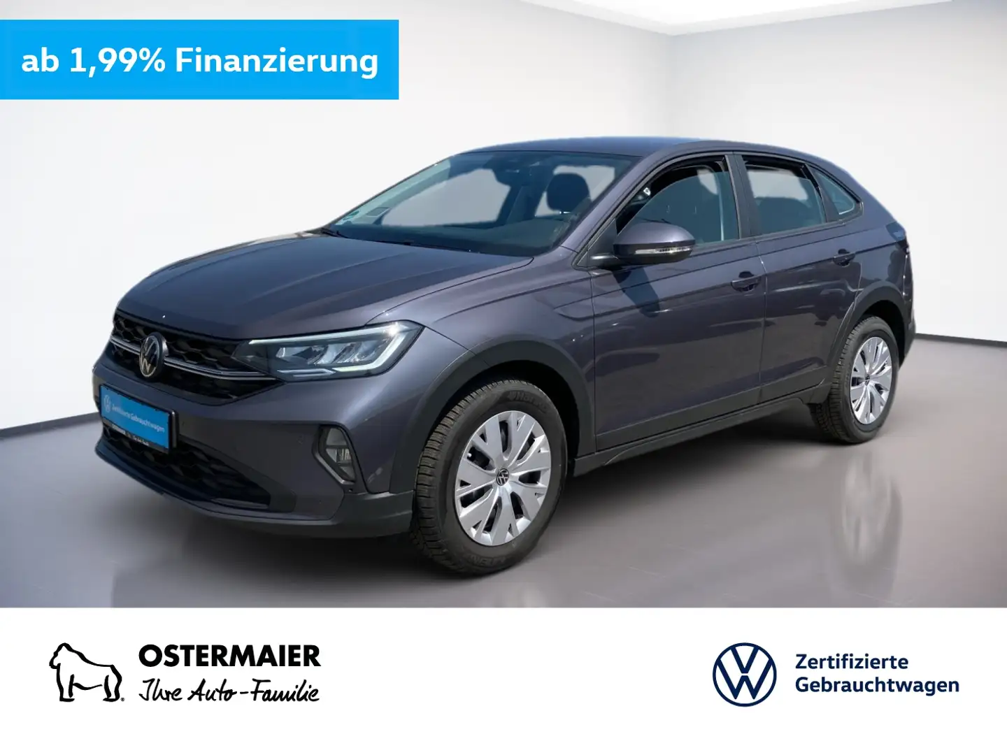 Volkswagen Taigo 1.0TSI 95PS 5J-G.2xPDC.LED.VIRTUAL.APP-C.SHZ Gris - 1