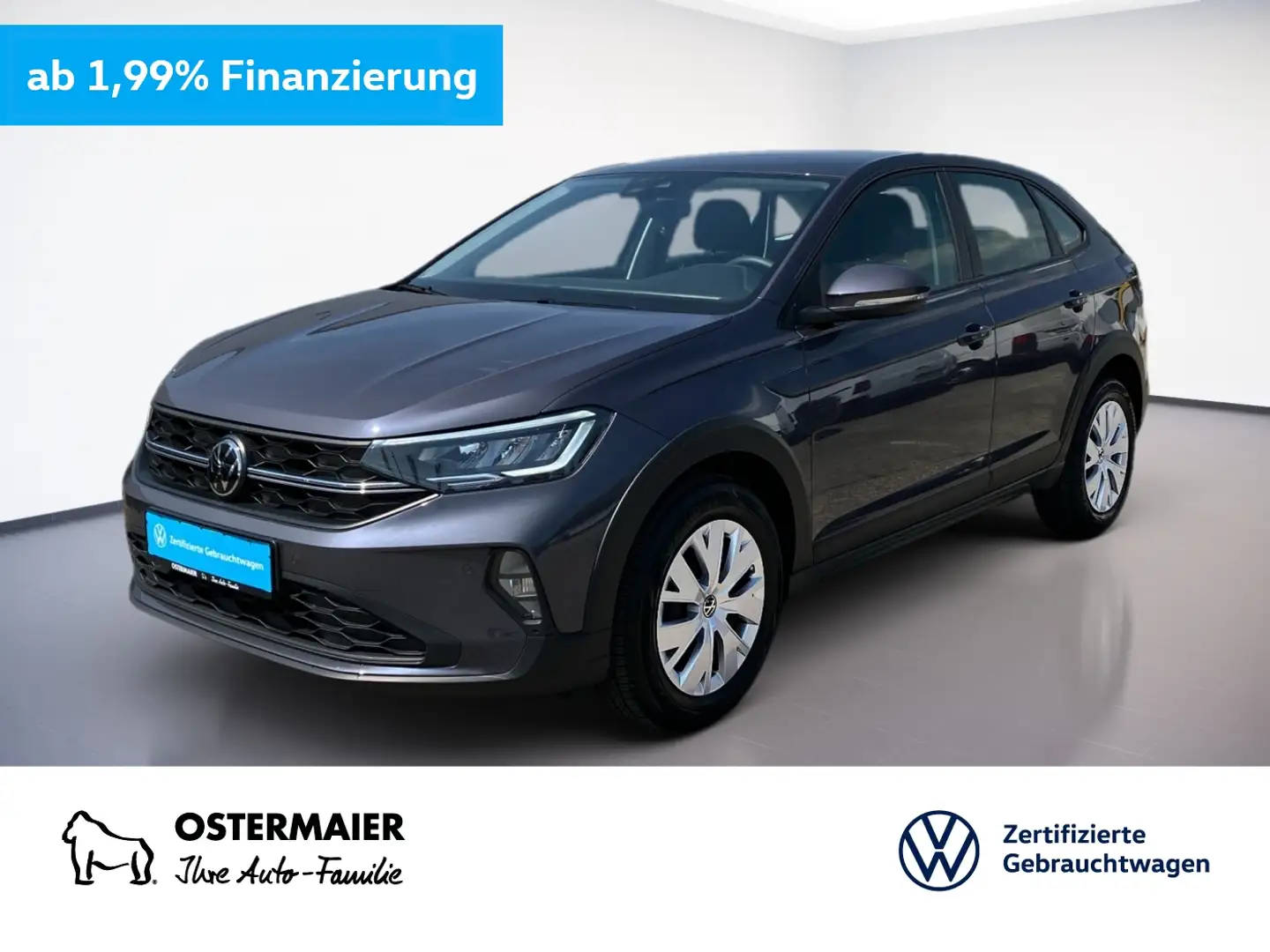 Volkswagen Taigo 1.0TSI 95PS 5J-G.2xPDC.LED.VIRTUAL.APP-C.SHZ Gris - 1