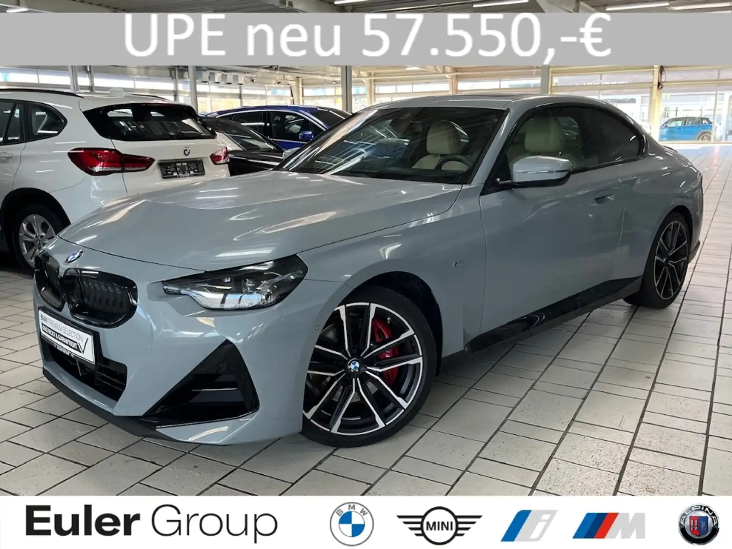 BMW 218 i Coupe M Sport Pro 19'' eGSD Memory LCProf HiFi I Grau - 1