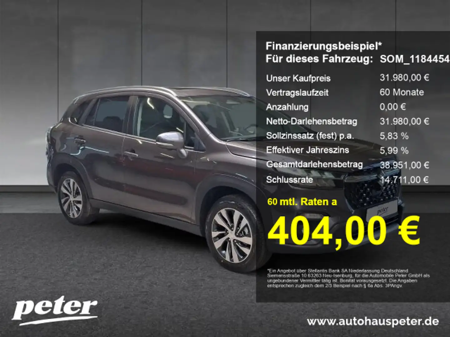 Suzuki SX4 S-Cross S-Cross 1.5 Comfort+ Allgrip AGS Grau - 1