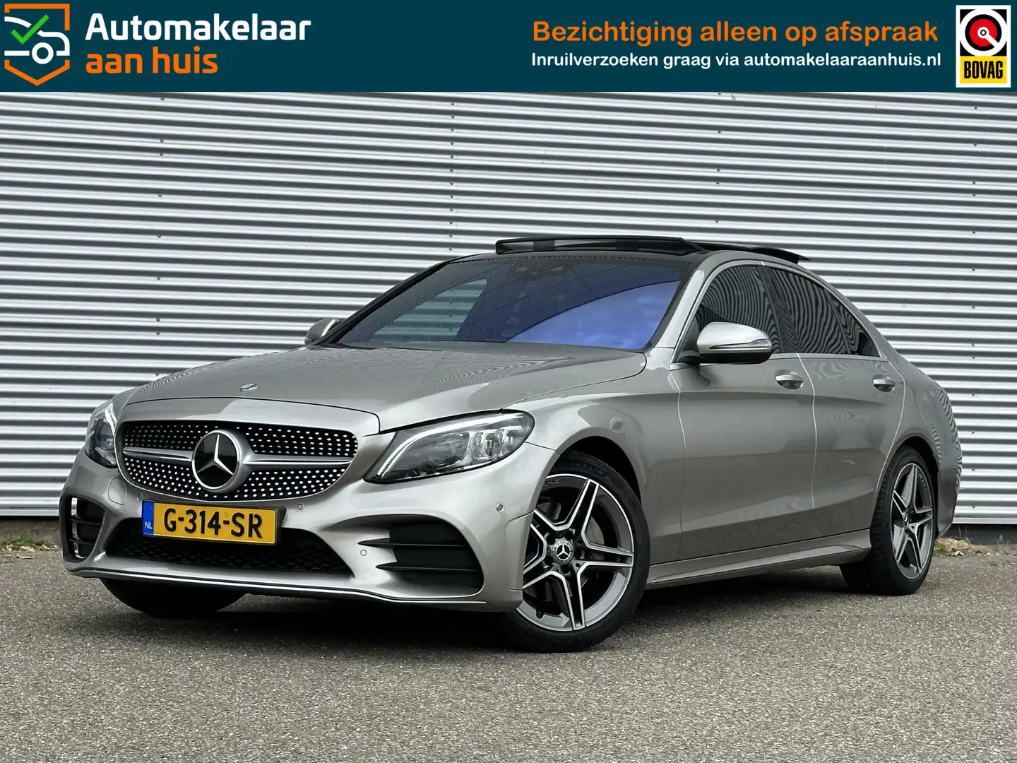Mercedes-Benz C 200 AMG DAK Alcantara/leder ACC Apple Carplay Sfeer Szary - 1