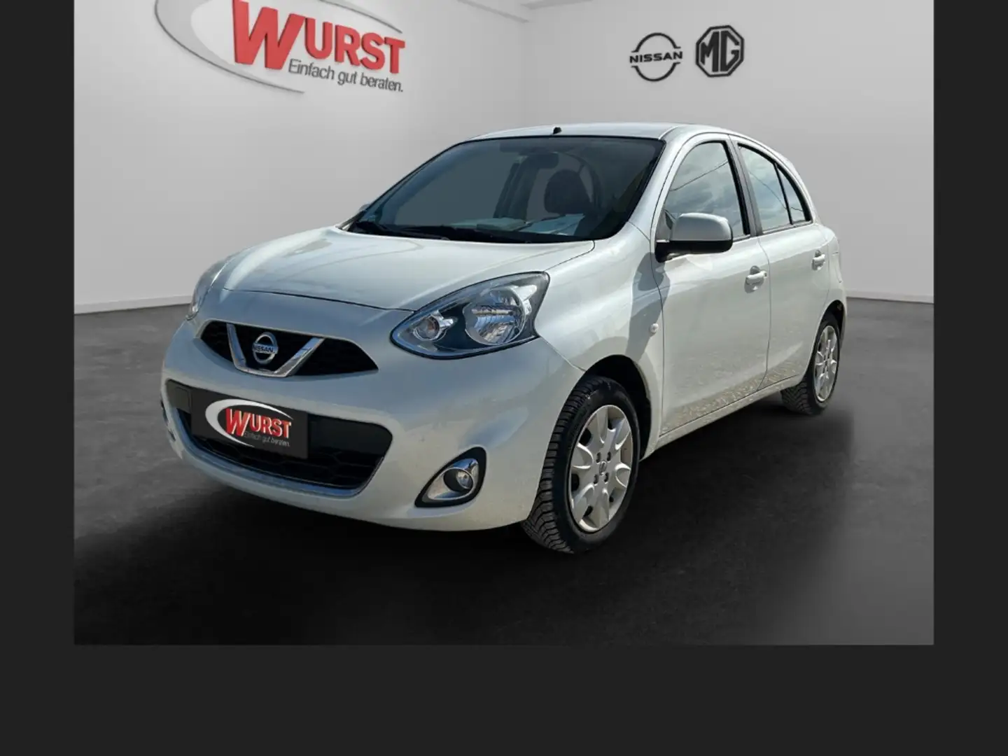 Nissan Micra Acenta 1.2 MT 80 PS Radio Bluetooth Klimaanlage 8- Weiß - 1