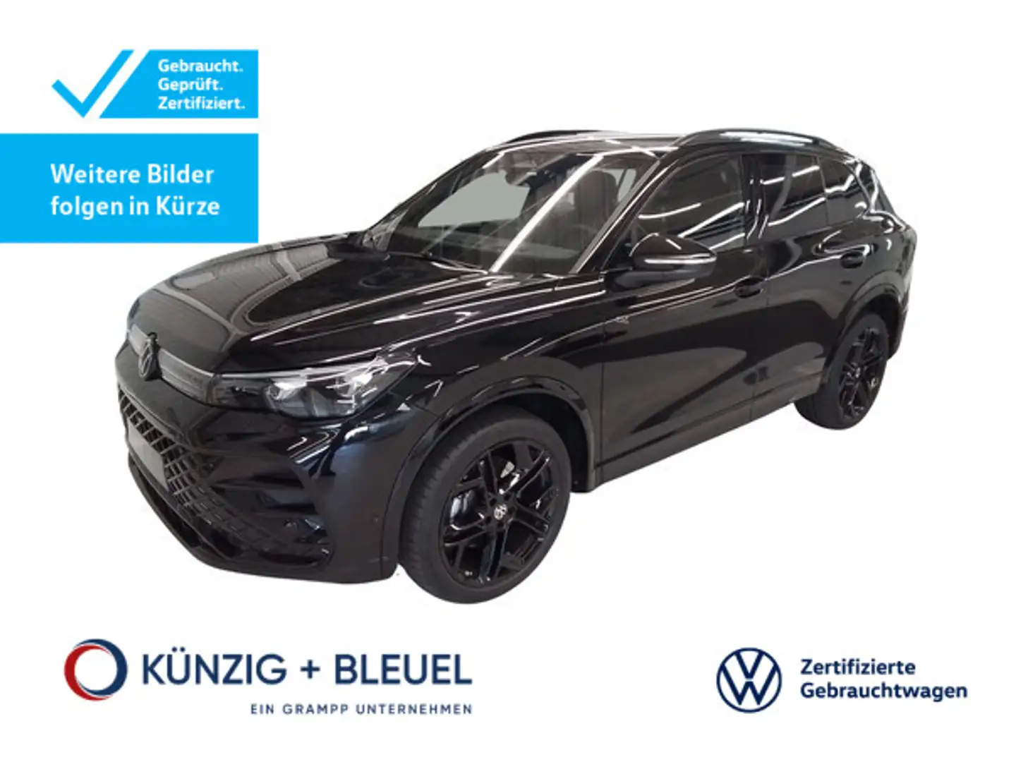 Volkswagen Tiguan R-Line 2,0 TDI DSG*4 M*Nav*Leder*AHK*StHz Schwarz - 1