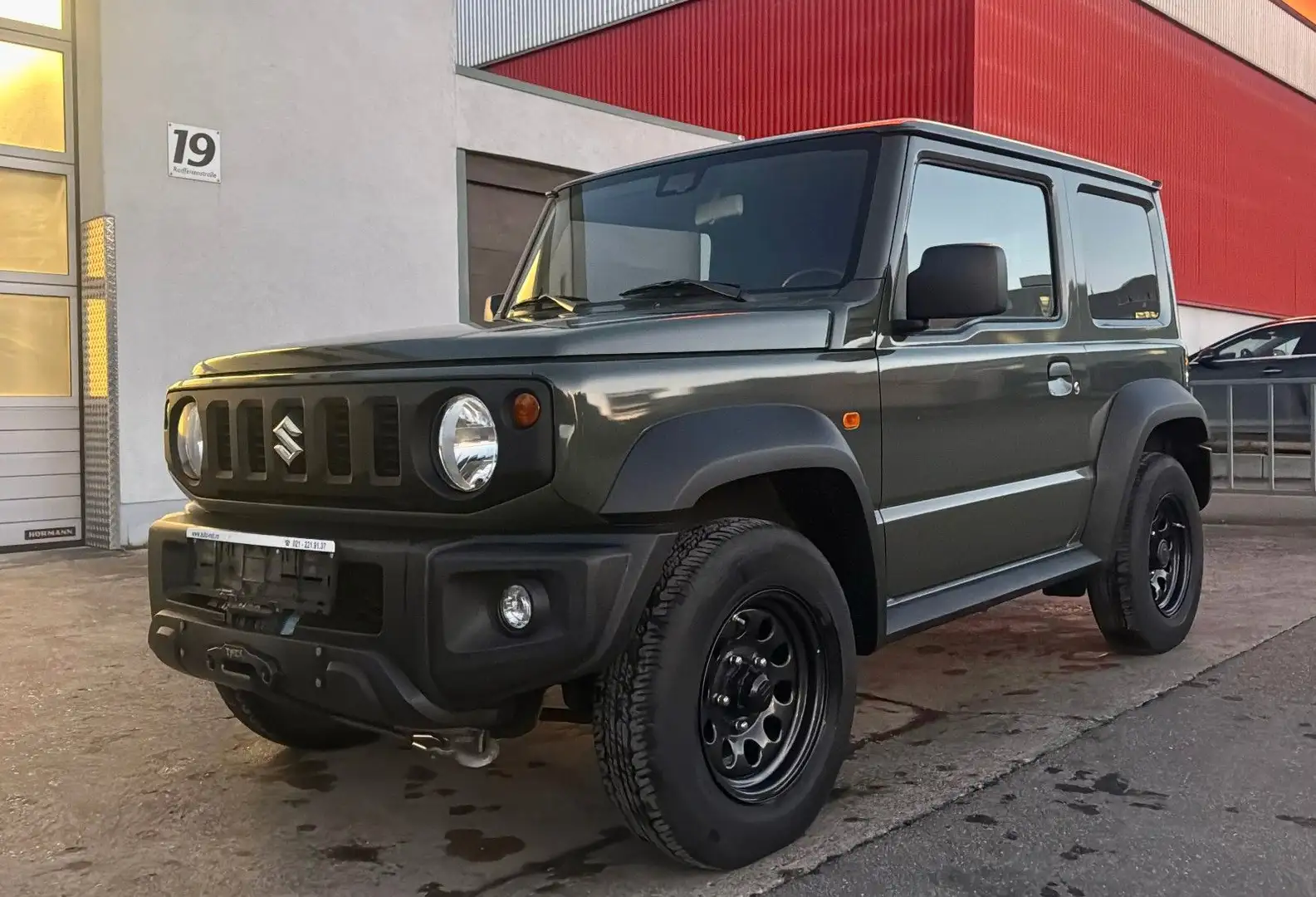 Suzuki Jimny Comfort AllGrip SCHUTZFOLIE PPF SEILWINDE Grün - 1