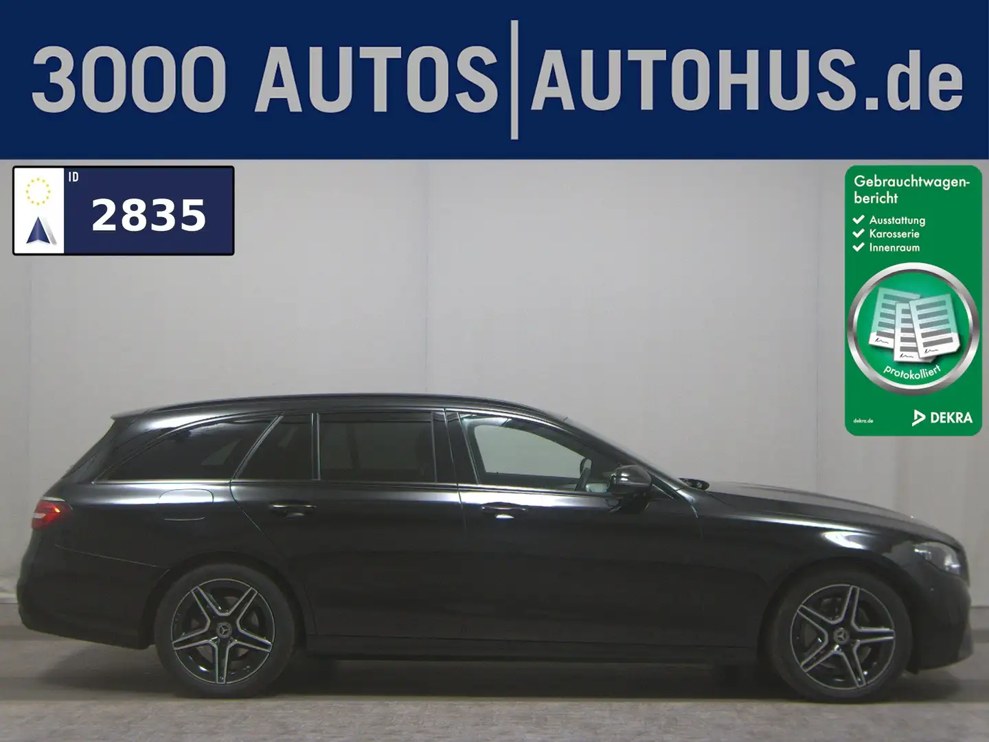 Mercedes-Benz E 220 T d AMG-Line Night Pano Burmester Widescr. Noir - 1