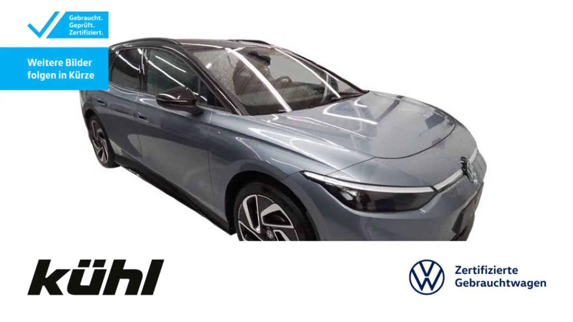 Volkswagen ID.7 Tourer Pro S IQ.Light/ACC/HuD/360°/App/Navi Bleu - 1