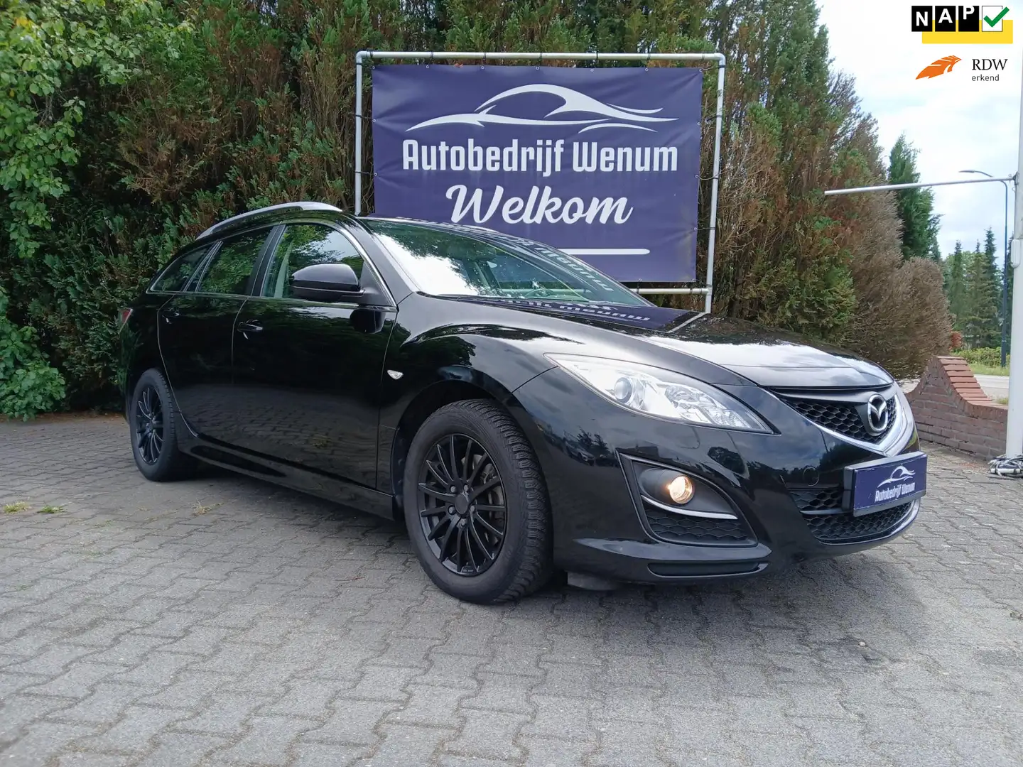 Mazda 6 Sportbreak 1.8 TS GTM black line, BOSE , Cruise & Zwart - 1