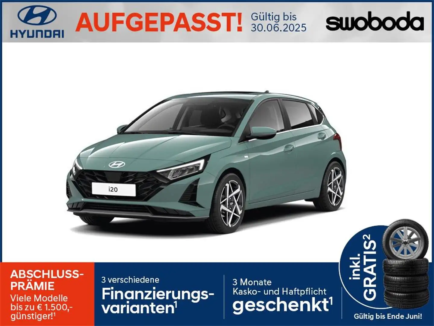 Hyundai i20 (BC3) Comfort Line 1.2 MPI b5bc1-P1 Grün - 1