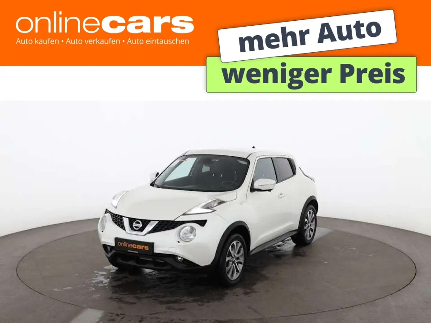 Nissan Juke 1.6 DIG-T Tekna 4x4 Aut 360-CAM NAVI LEDER Weiß - 1