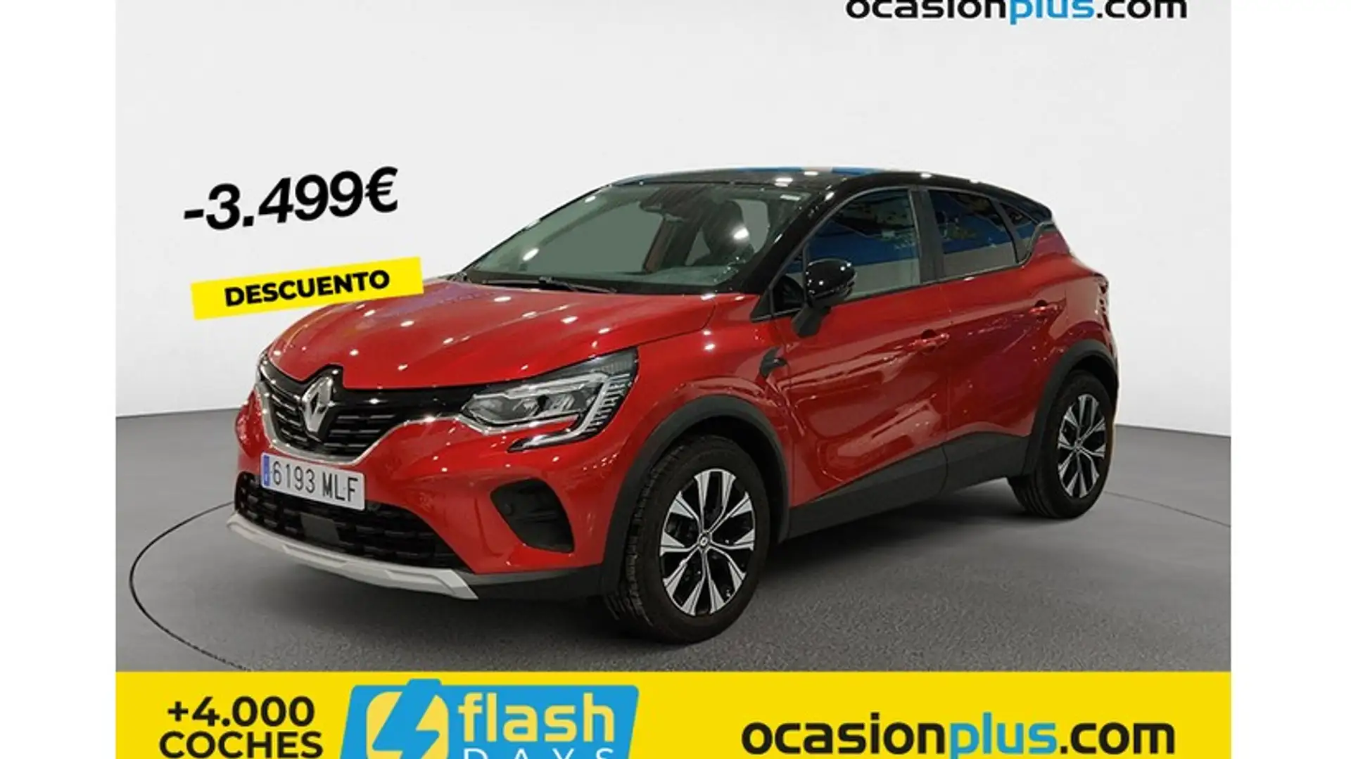 Renault Captur E-TECH Híbrido Evolution 105kW Rojo - 1