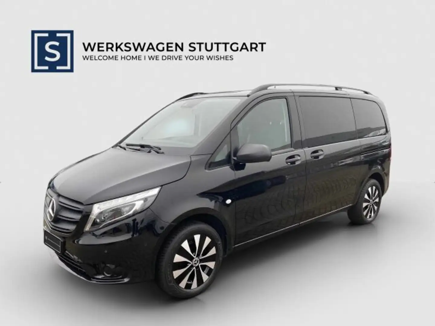 Mercedes-Benz Vito Vito Tourer 119 CDI Pro 4x4 kompakt 8-S - 2 Schiebetüren Schwarz - 1