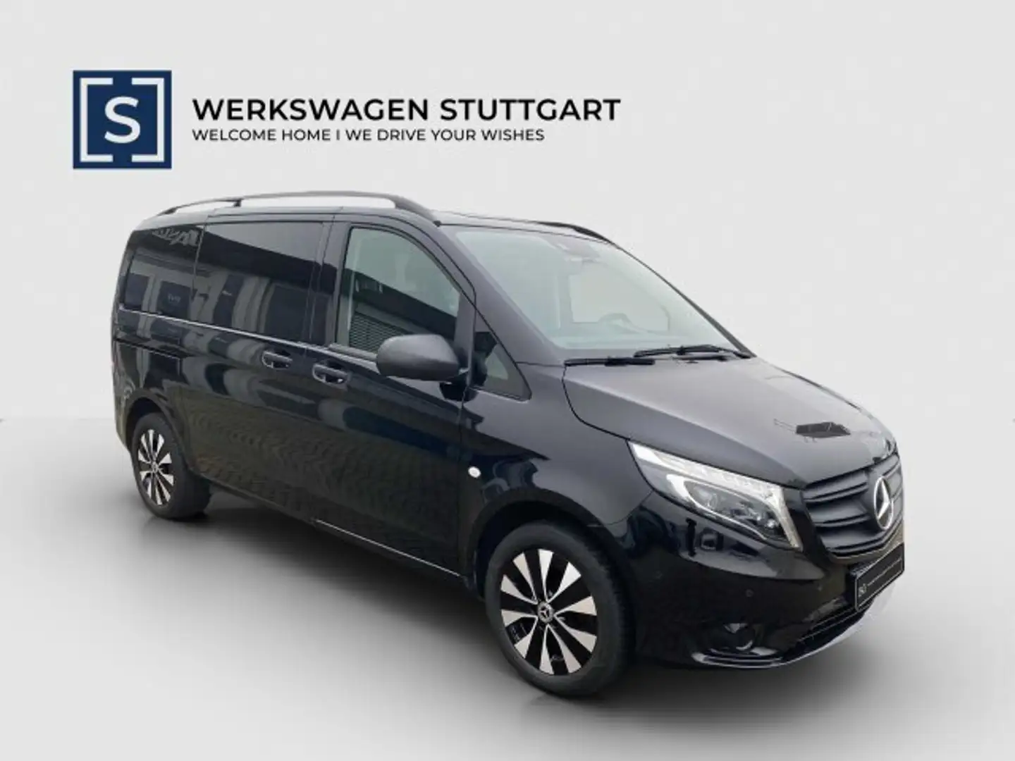 Mercedes-Benz Vito Vito Tourer 119 CDI Pro 4x4 kompakt 8-S - 2 Schiebetüren Schwarz - 2