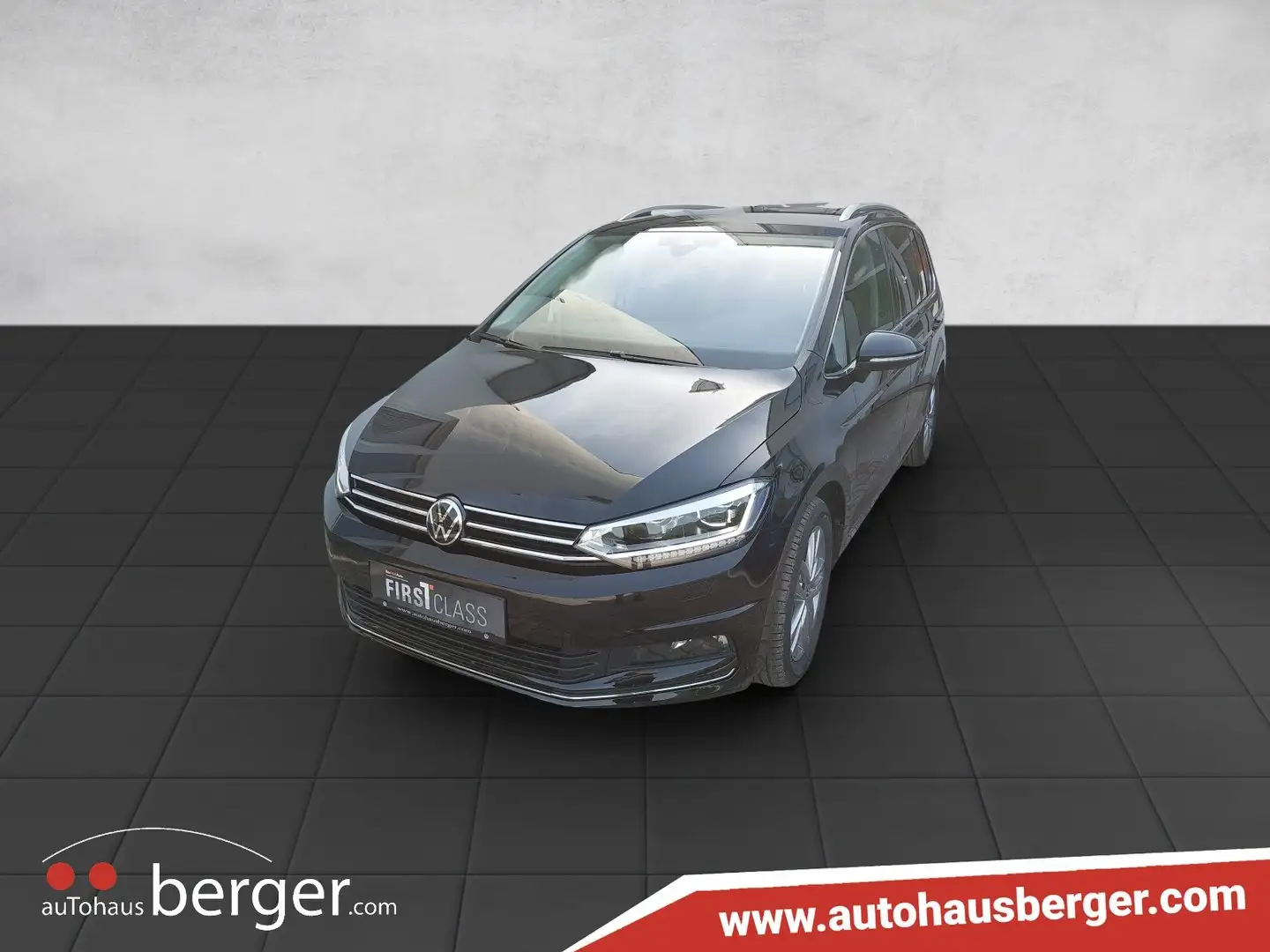 Volkswagen Touran Highline TDI DSG Zwart - 2