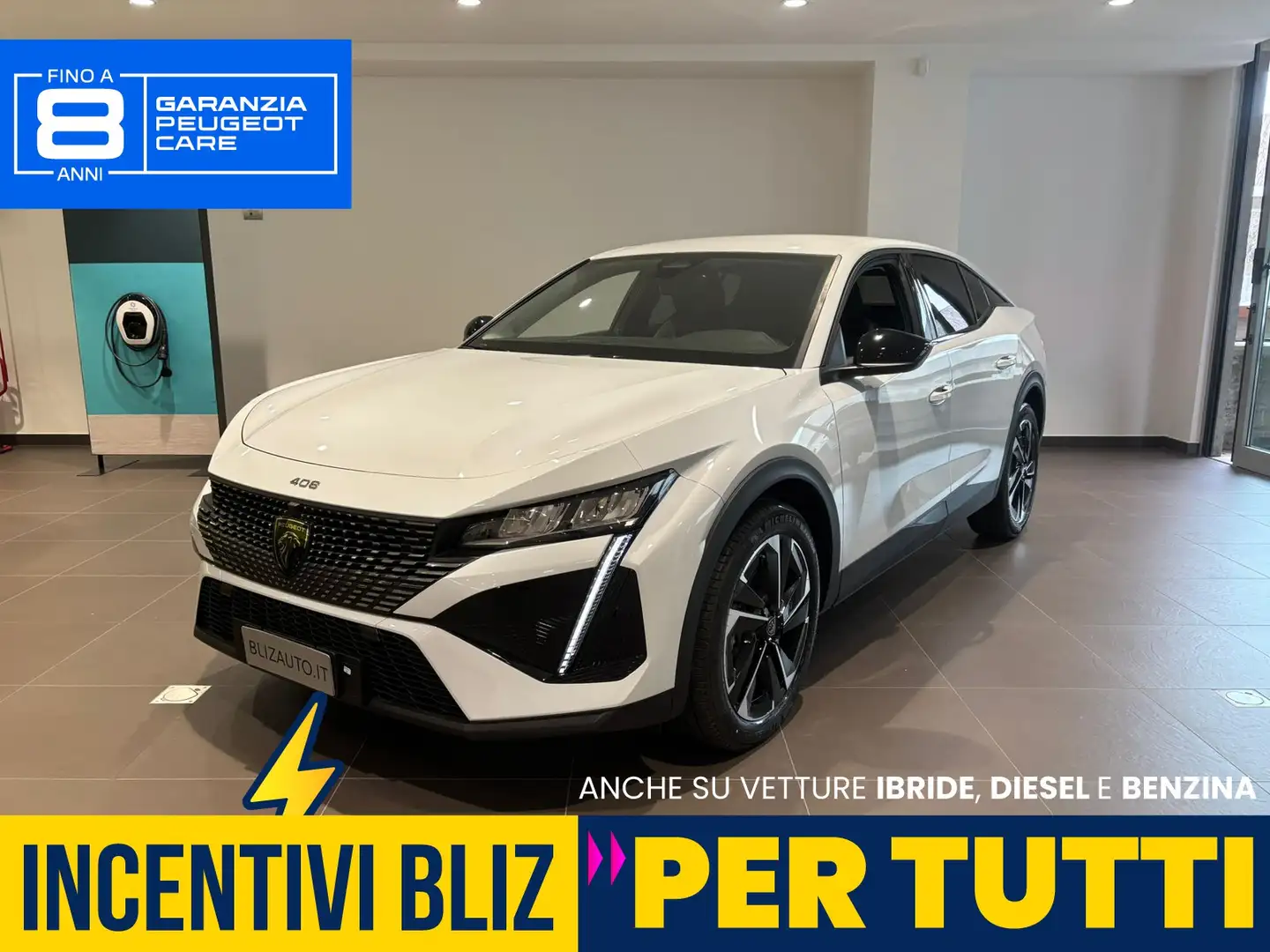 Peugeot 408 1.2 hybrid allure 145cv e-dsc6 Bianco - 1