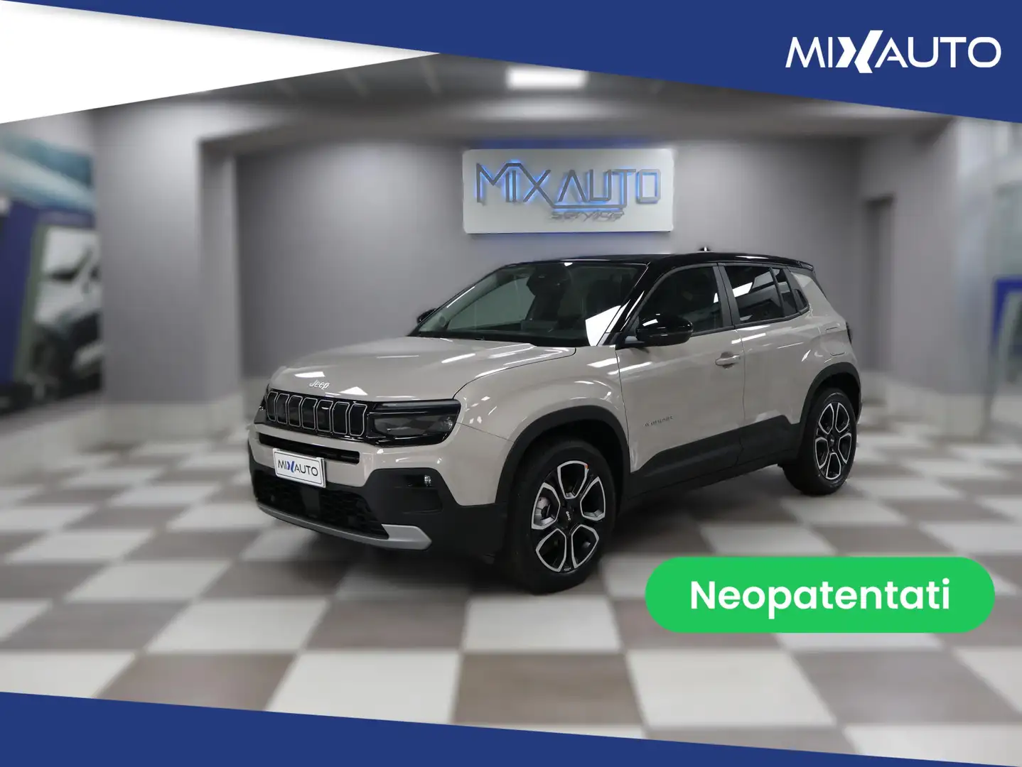 Jeep Avenger 1.2 Turbo Summit FWD 100CV AUTO EU6 Con tetto panoramico Gris - 1
