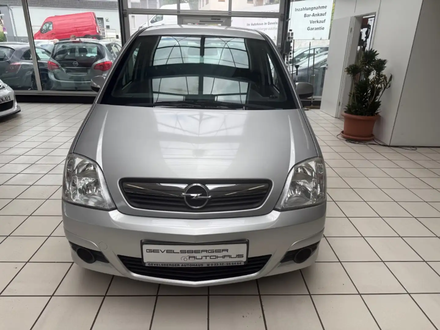 Opel Meriva Edition 1.4 Twinport 1.Hand+VFW TÜV neu Silber - 2