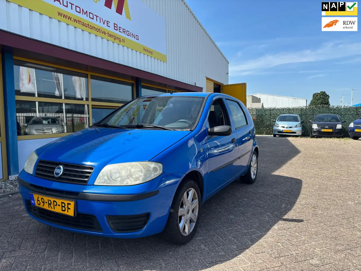 Fiat Punto 1.2 Active AIRCO APK T/M 2-2-2026 Bleu - 1