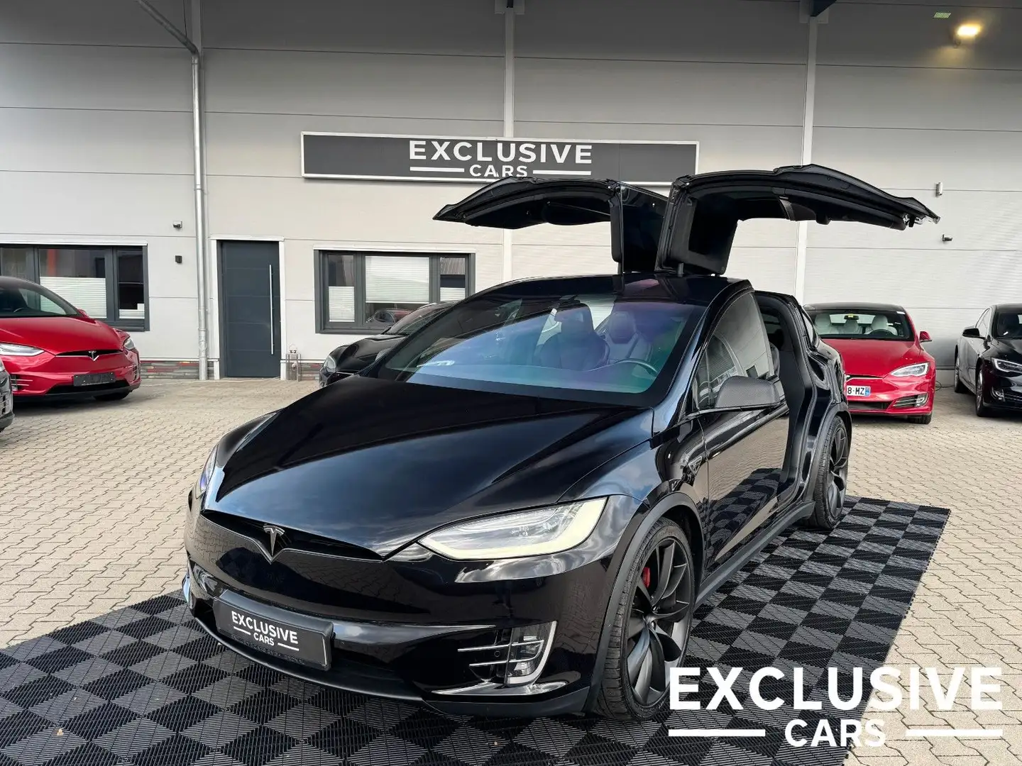 Tesla Model X MODEL X P90D L | SUPER CHARGE FREE | SC01 | Schwarz - 1